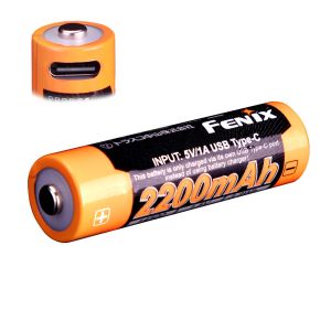 Fenix ARB-L14-2200U 14500 USB-C 1.5 Volt Battery (AA replacement)