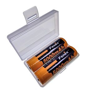 Battery Storage Case for 2 x 21700 Li-ion
