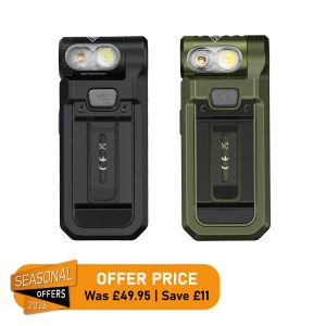 Fenix SW05R White and UV LED, Multipurpose Clip Torch - Seasonal Offer