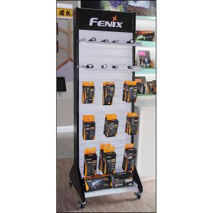 Fenix D1048 Mobile Slat Wall Display Stand