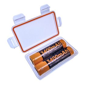 Waterproof Battery Storage Case for 2 x 18650 Li-ion