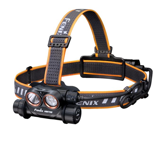 Fenix HM75R Dual Power Source Industrial Headlamp (With Battery Extender)