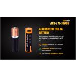 Fenix ARB-L14-1600U 14500 Micro USB 1.5 Volt Battery (AA Replacement)