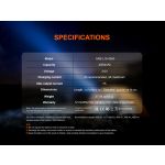 Fenix ARB-L18-4000 18650 3.6 Volt Battery