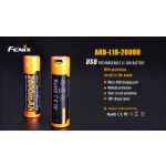 Fenix ARB-L18-2600U 18650 Micro USB 3.6 Volt Battery
