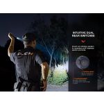 Fenix PD36R Pro With Free E03R v2 Blue Keychain Torch