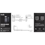 Fenix SW05R White and Red LED, Multipurpose Clip Torch