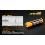 Fenix ARB-L18-3500U 18650 Micro USB 3.6 Volt Battery