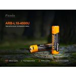 Fenix ARB-L18-4000U 18650 USB-C 3.6 Volt Battery