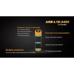 Fenix ARB-L18-3400 18650 3.6 Volt Battery