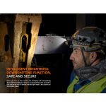 Fenix HM75R Dual Power Source Industrial Headlamp (With Battery Extender)