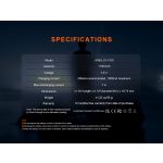 Fenix ARB-L18-1100 18350 3.6 Volt Battery