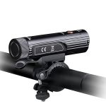 Fenix BC26R Rechargeable Bike Light - rear view mounted on handle bars