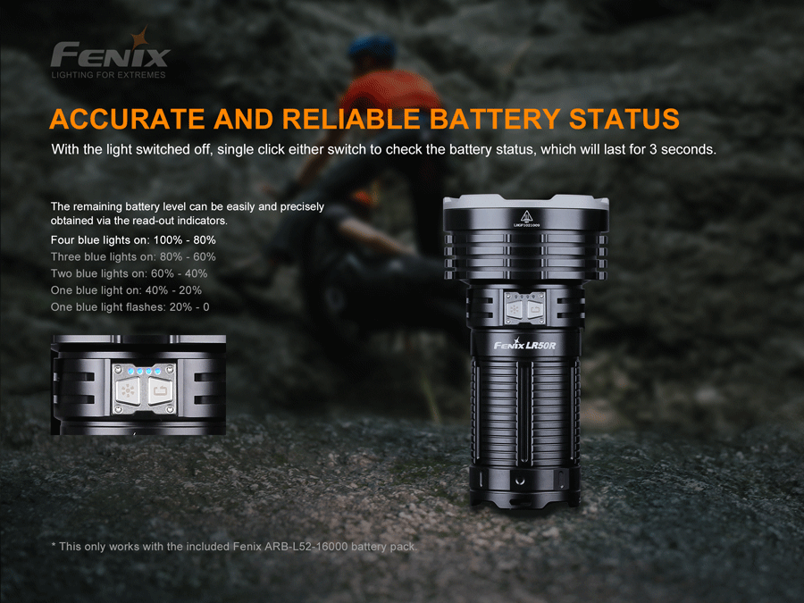 Fenix LR50R Searchlight - DISCONTINUED