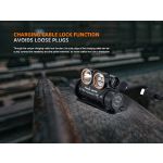 Fenix HM75R Dual Power Source Industrial Headlamp (With Battery Extender)
