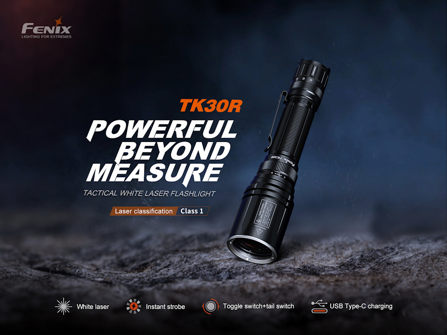 Fenix TK30R 1500m beam LEP Torch | Fenix light UK