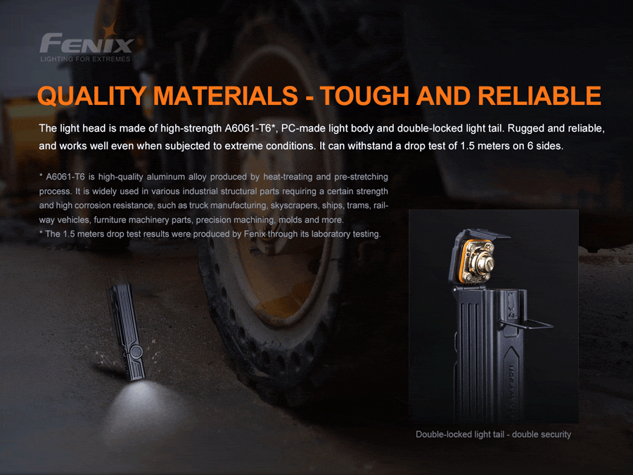 FENIX WT25R Torcia Lavoro Ricaricabile 1000 Lumen – Angolare Con Base Magnetica